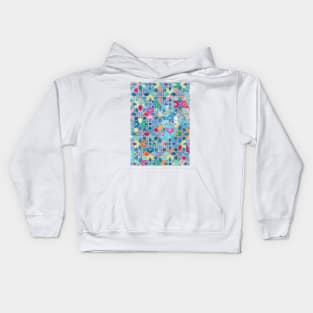 Pretty Pastel Moroccan Tile Mosaic Pattern Kids Hoodie